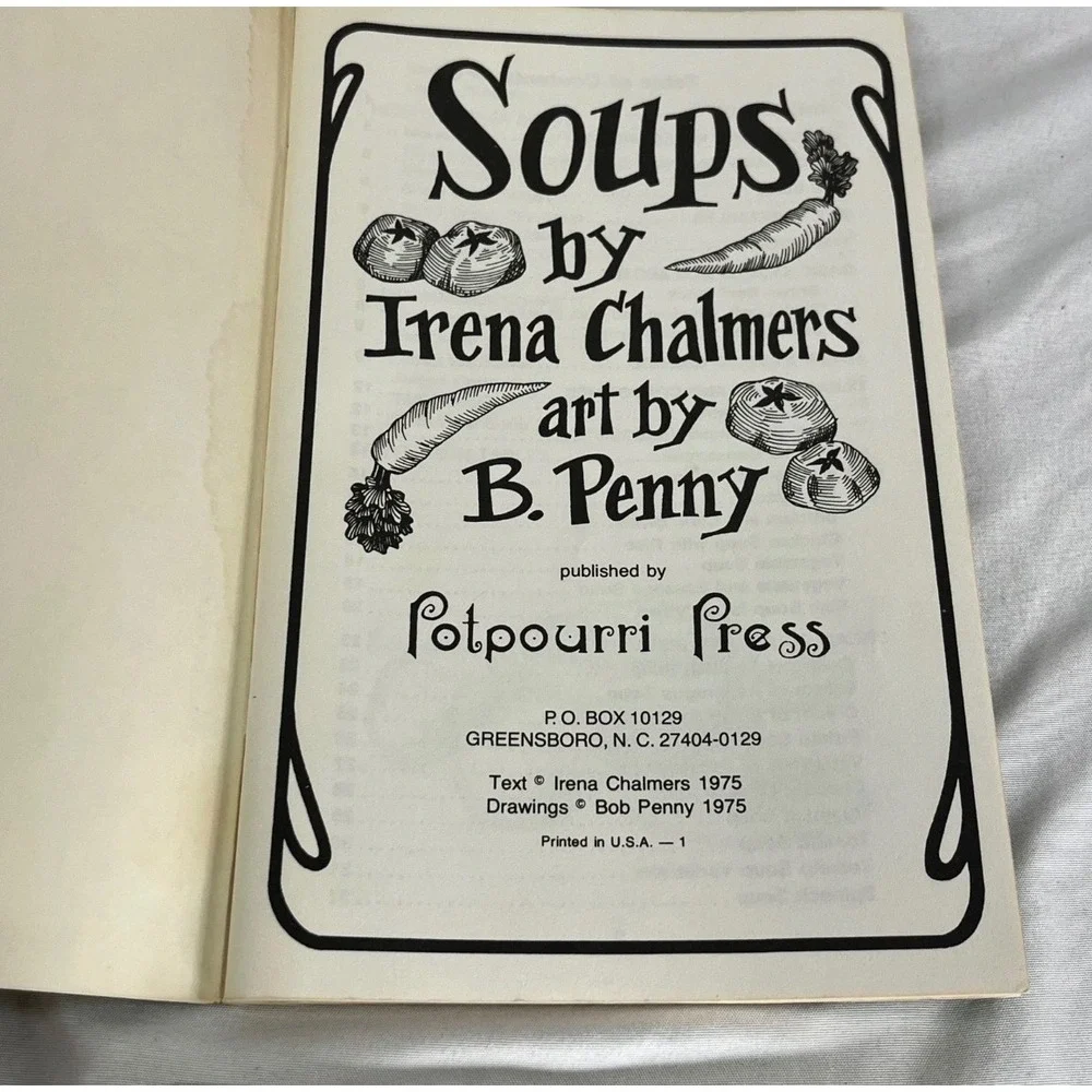 Vintage Cookbook Lot of 4 Miriam B Loo Colonial Cookbook Soups Country Cooking